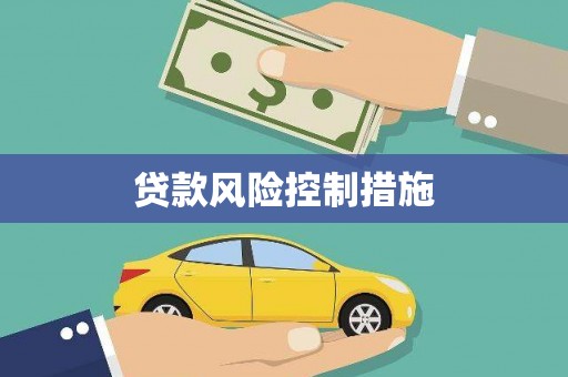 康县贷款风险控制措施