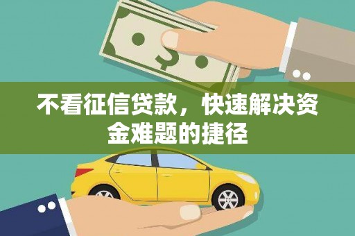 康县不看征信贷款，快速解决资金难题的捷径