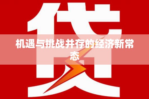 康县机遇与挑战并存的经济新常态
