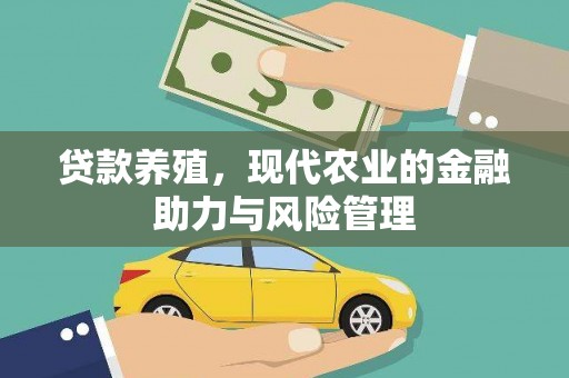 康县贷款养殖，现代农业的金融助力与风险管理