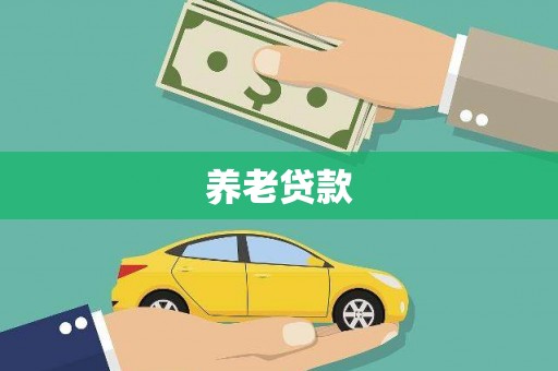 康县养老贷款