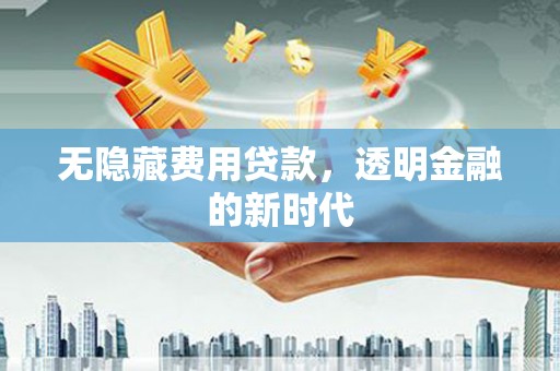 康县无隐藏费用贷款，透明金融的新时代