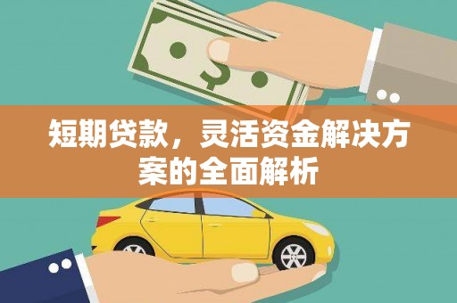 康县短期贷款，灵活资金解决方案的全面解析
