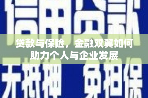 康县贷款与保险，金融双翼如何助力个人与企业发展