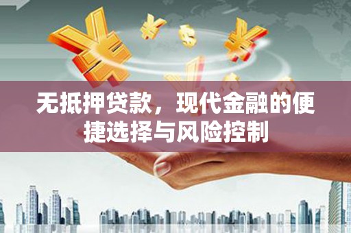 康县无抵押贷款，现代金融的便捷选择与风险控制