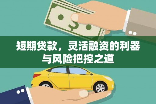 康县短期贷款，灵活融资的利器与风险把控之道