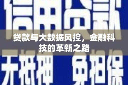 康县贷款与大数据风控，金融科技的革新之路