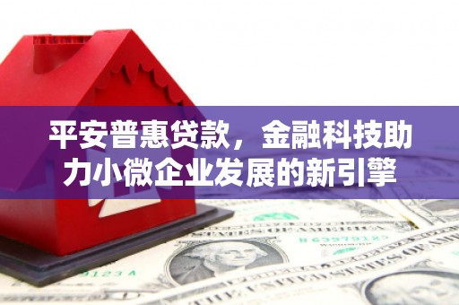 康县平安普惠贷款，金融科技助力小微企业发展的新引擎