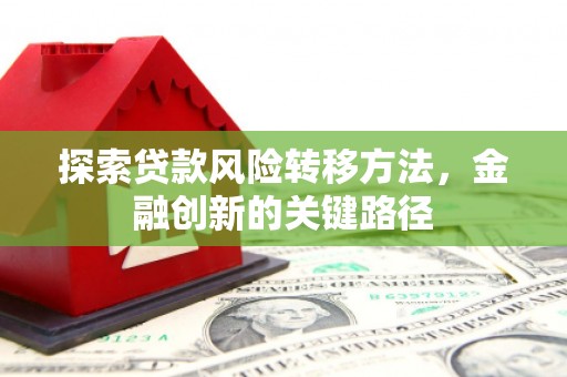 康县探索贷款风险转移方法，金融创新的关键路径