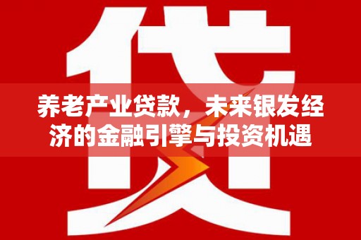 康县养老产业贷款，未来银发经济的金融引擎与投资机遇