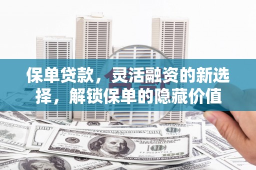 康县保单贷款，灵活融资的新选择，解锁保单的隐藏价值