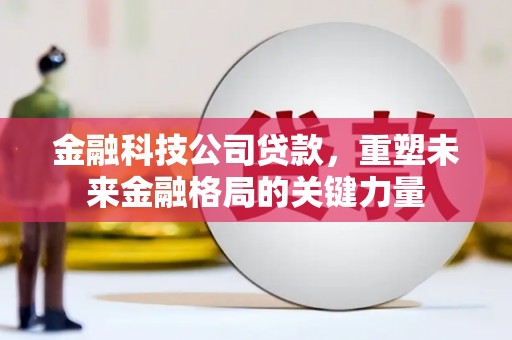 康县金融科技公司贷款，重塑未来金融格局的关键力量