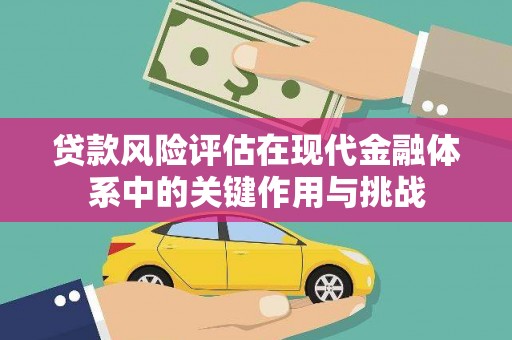 康县贷款风险评估在现代金融体系中的关键作用与挑战