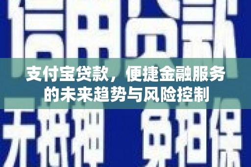 康县支付宝贷款，便捷金融服务的未来趋势与风险控制