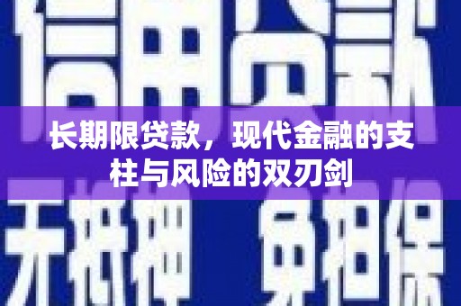 康县长期限贷款，现代金融的支柱与风险的双刃剑
