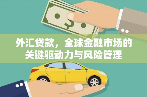 康县外汇贷款，全球金融市场的关键驱动力与风险管理