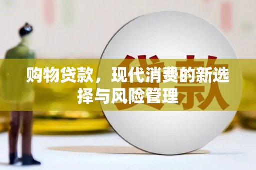 康县购物贷款，现代消费的新选择与风险管理