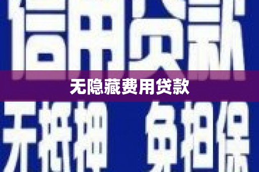 康县无隐藏费用贷款