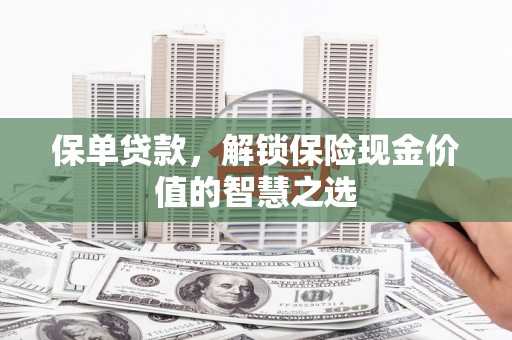 康县保单贷款，解锁保险现金价值的智慧之选