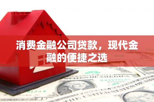 康县消费金融公司贷款，现代金融的便捷之选