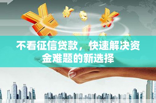 康县不看征信贷款，快速解决资金难题的新选择