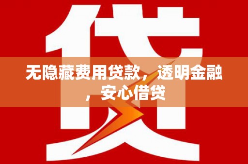 康县无隐藏费用贷款，透明金融，安心借贷