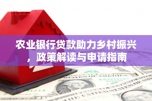 康县农业银行贷款助力乡村振兴，政策解读与申请指南