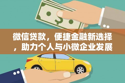 康县微信贷款，便捷金融新选择，助力个人与小微企业发展