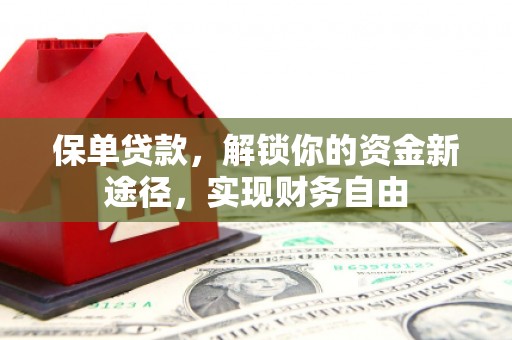 康县保单贷款，解锁你的资金新途径，实现财务自由