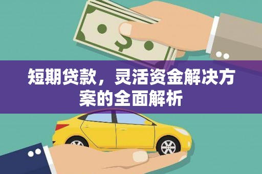 康县短期贷款，灵活资金解决方案的全面解析