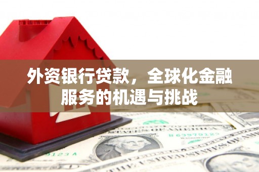 康县外资银行贷款，全球化金融服务的机遇与挑战