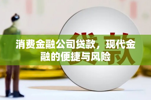 康县消费金融公司贷款，现代金融的便捷与风险