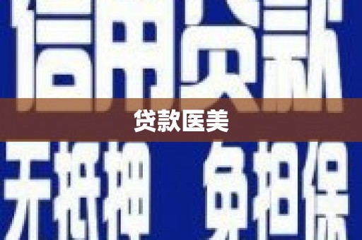 康县贷款医美