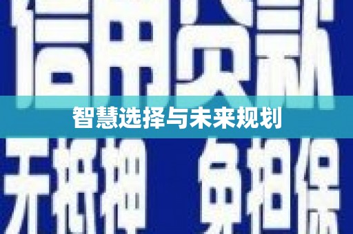 康县智慧选择与未来规划