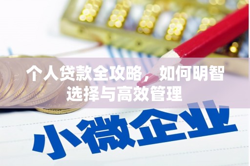 康县个人贷款全攻略，如何明智选择与高效管理
