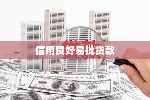 康县信用良好易批贷款
