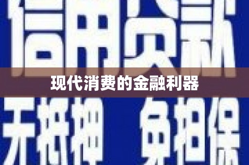 康县现代消费的金融利器
