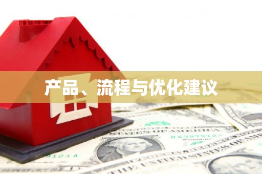 康县产品、流程与优化建议