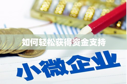 康县如何轻松获得资金支持