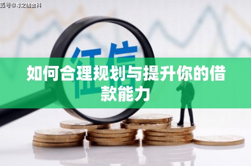 康县如何合理规划与提升你的借款能力